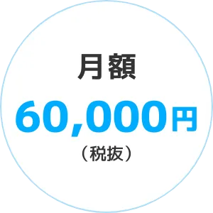 月額60000円